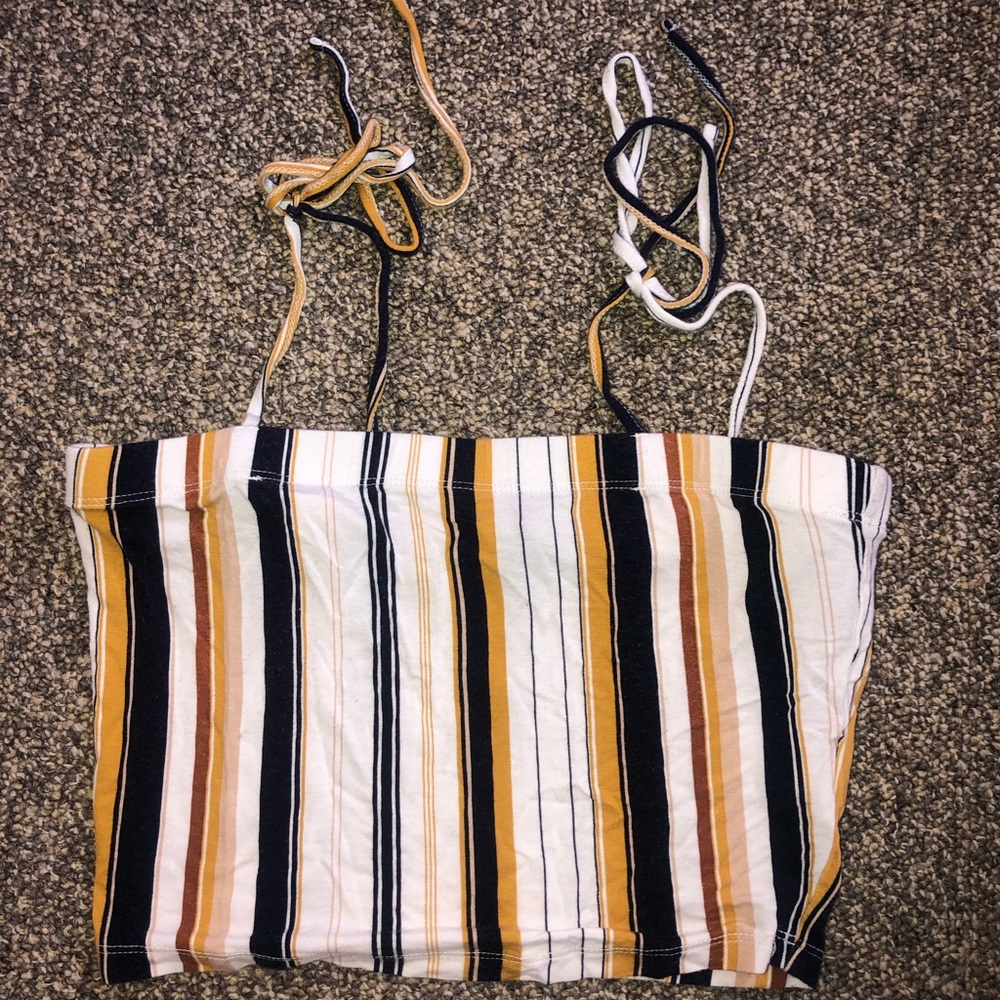 Striped Crop Top